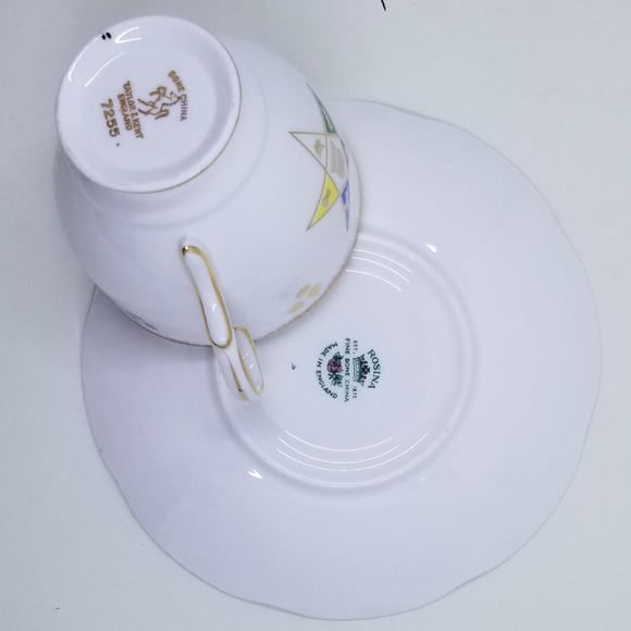 [TAYLOR & KENT / ROSINA] Order of the Eastern Star Cup and Saucer - Picture 9 of 12